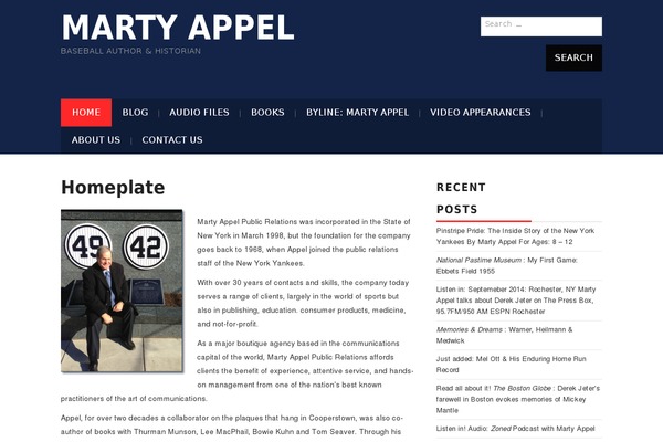 Hiero theme site design template sample