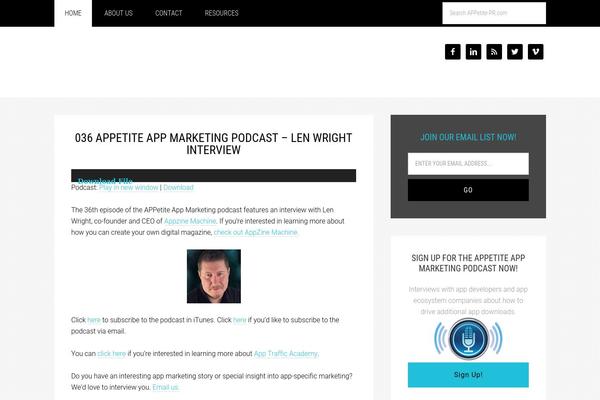 Jane theme site design template sample
