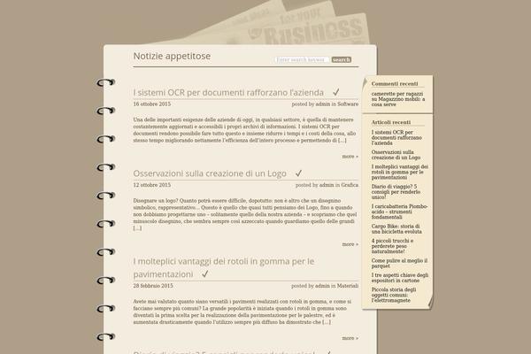 Sketchpad theme site design template sample