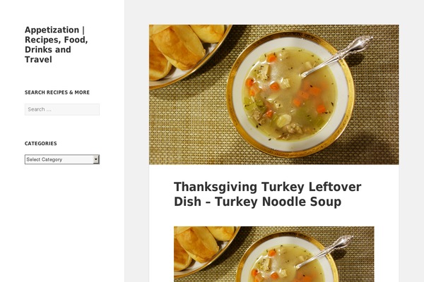 foodblog WordPress theme, websites list used foodblog theme foodblog theme websites examples