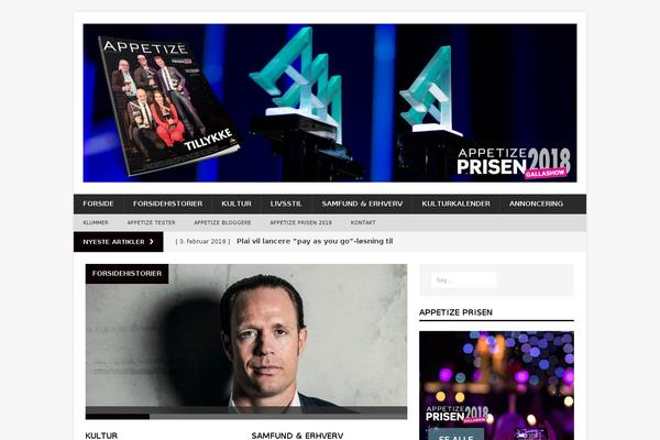 MH Magazine theme site design template sample