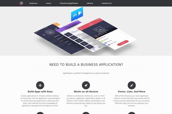 Vantage theme site design template sample