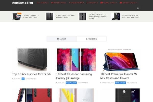 NewsPaper theme site design template sample