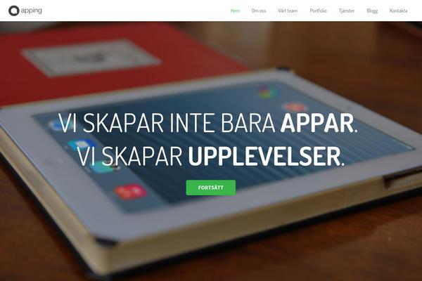 Corsa Child theme site design template sample