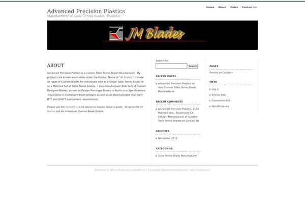 Elements of SEO theme site design template sample