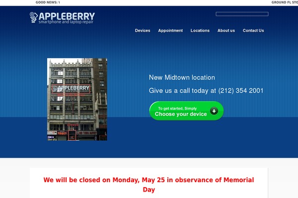 appleberryparts.com site used Thedeveloper