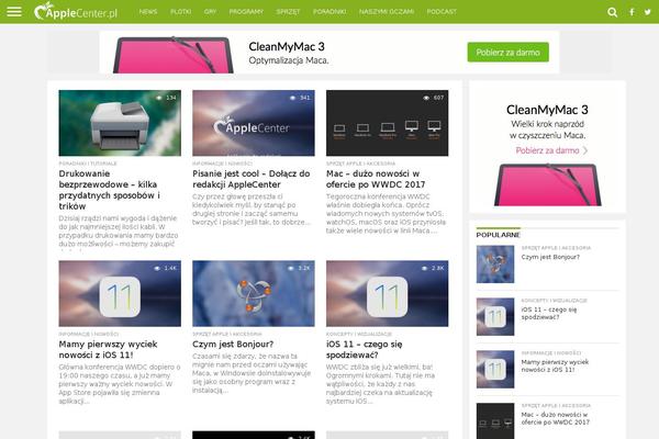 Flex Mag theme site design template sample