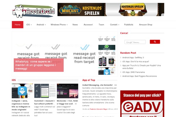 Glamour theme site design template sample