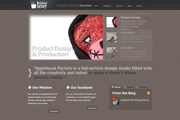 Lumin theme site design template sample