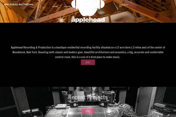appleheadrecording.com site used Infinity-pro