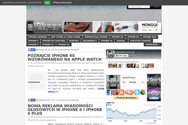 appleiphones.pl site used Apple