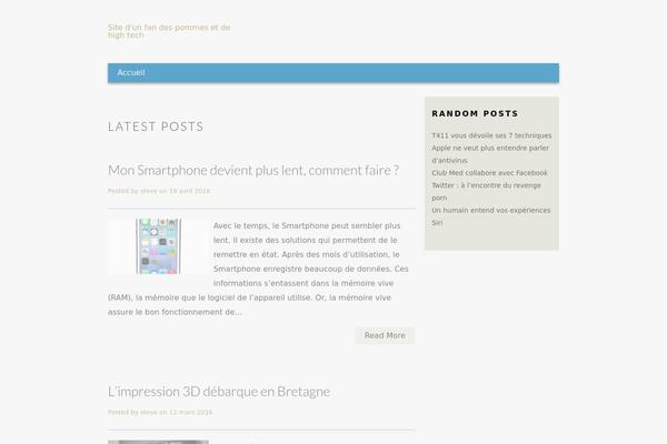 TechNews theme site design template sample