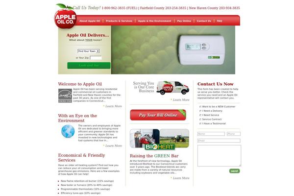 appleoil.com site used Apple-theme