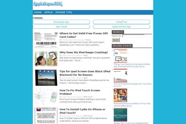 Site using Advanced Recent Posts plugin