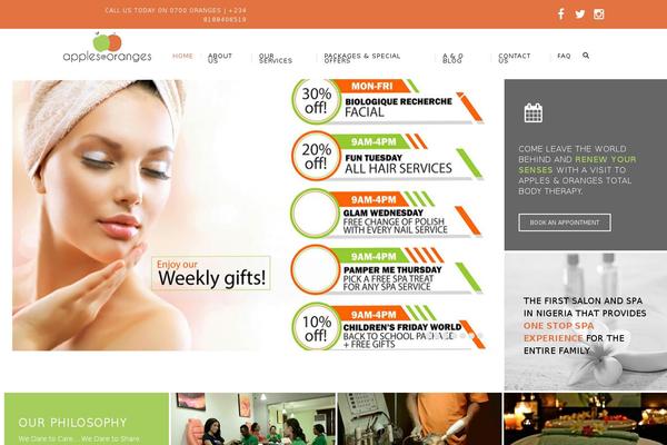 Regency theme site design template sample