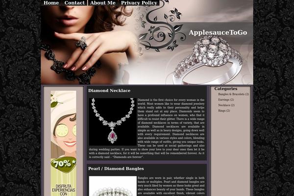 Jewel theme site design template sample