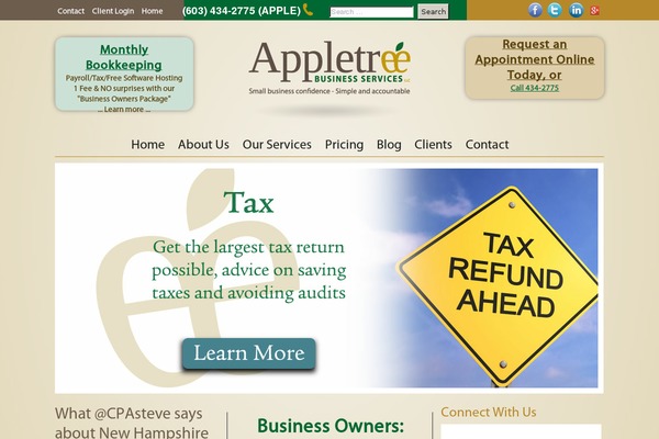 appletreebusiness.com site used Appletree