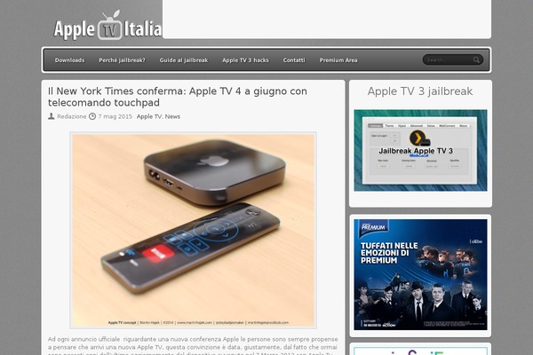 appletvitalia.it site used Metro Pro