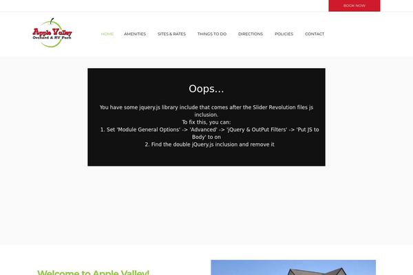 Ecopark theme site design template sample