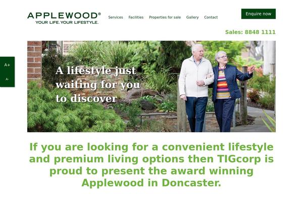 applewood.com.au site used Applewood