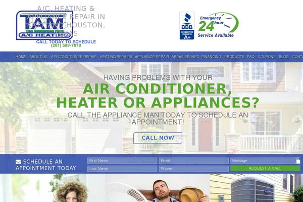 tam theme websites examples