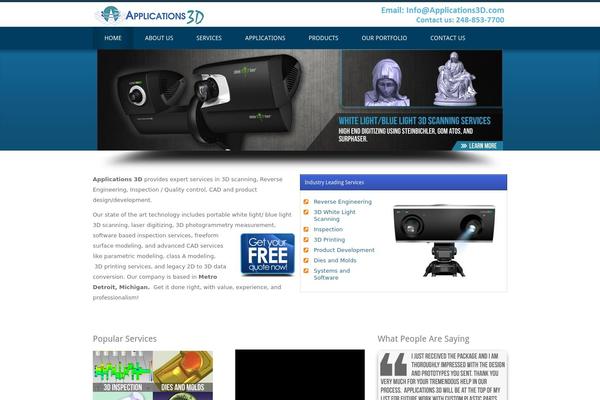 Ultimate theme site design template sample