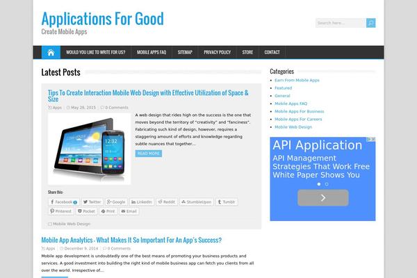 HappenStance theme site design template sample