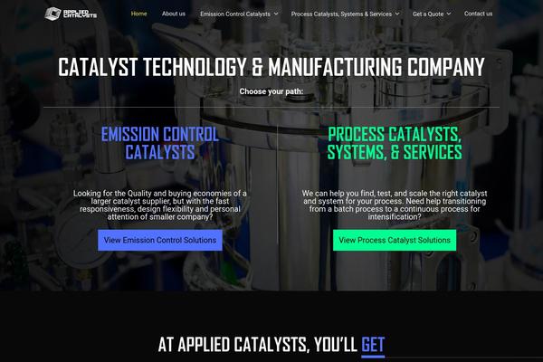 Catalyst theme site design template sample