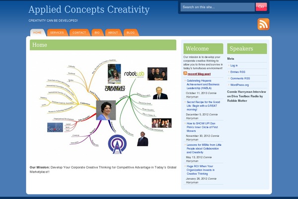 DeepBlue theme site design template sample