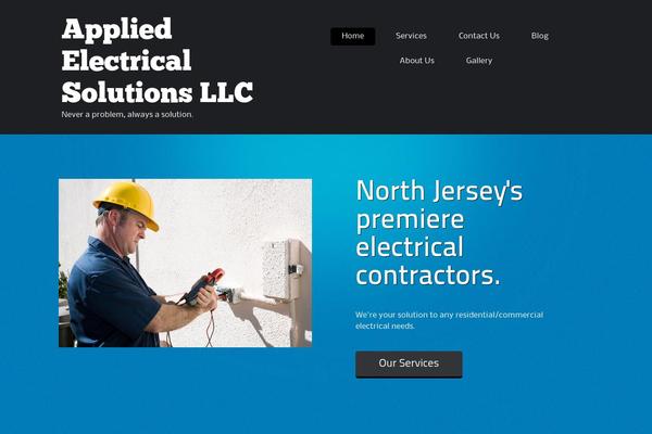 Alexandria theme site design template sample