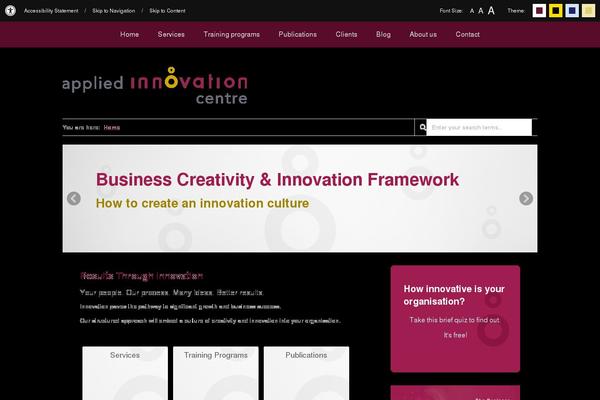 Innovation theme site design template sample