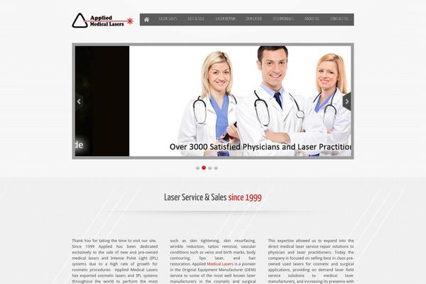 Silence theme site design template sample