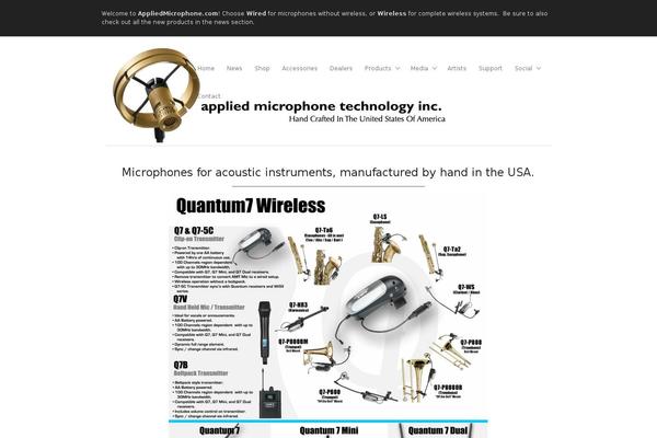 Aware theme site design template sample