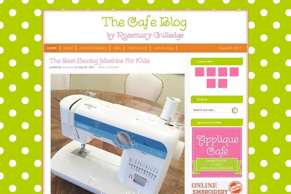 Applique theme site design template sample