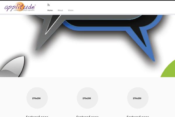 Customizr theme site design template sample