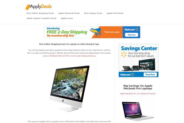 applydeals.com site used Afftheme