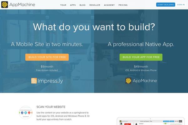 appmachine.nl site used Appmachine2015