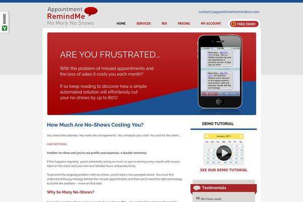 appointmentremindme.com site used Arm
