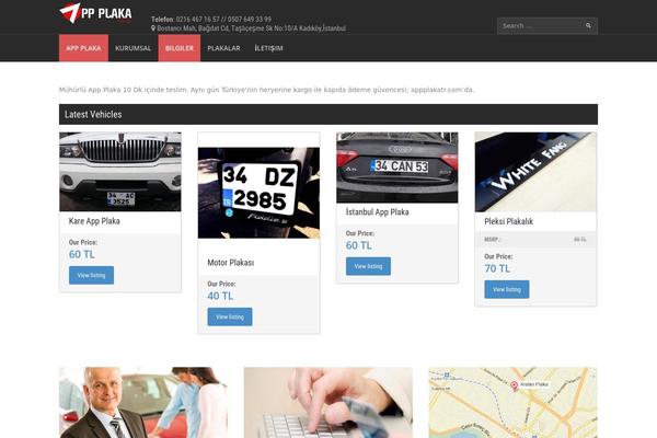 RedLine theme site design template sample
