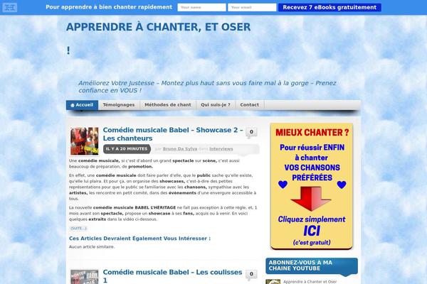 Mystique theme site design template sample