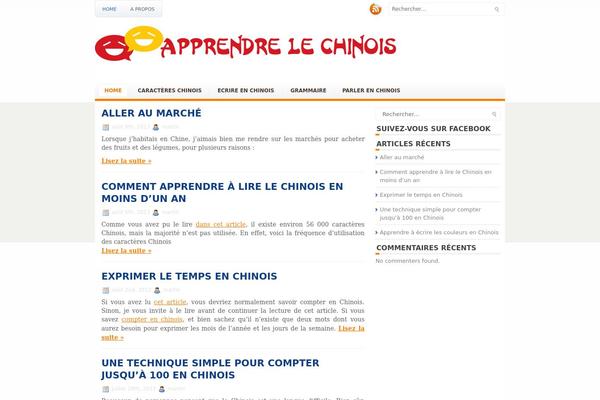 apprendre-le-chinois-facilement.com site used E-travel