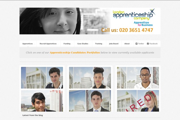 apprenticesforhire.co.uk site used Shots