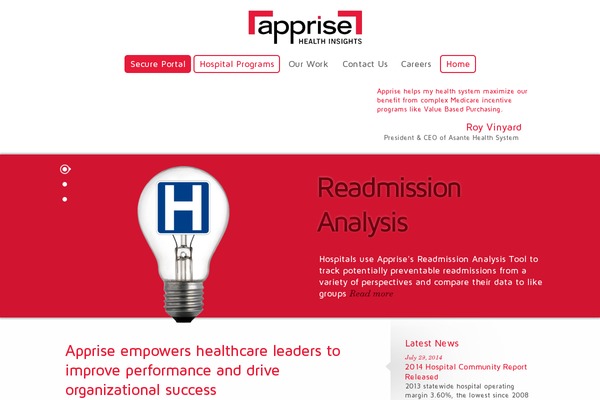 apprisehealthinsights.com site used Apprise