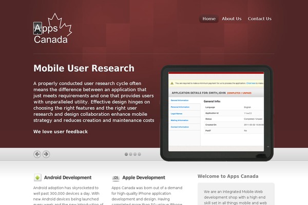 Inspire theme site design template sample
