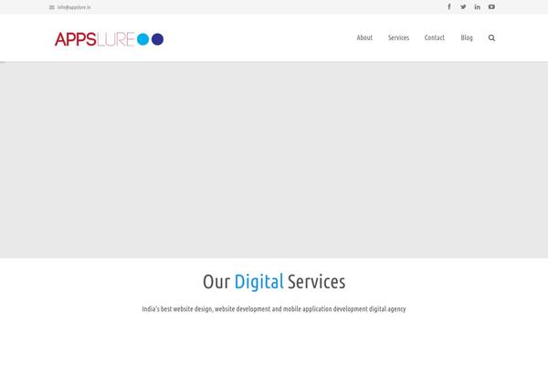 Impreza theme site design template sample