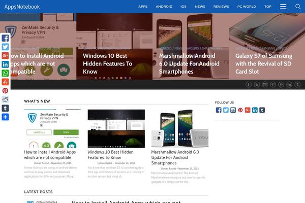 gadgetblog-codebase theme websites examples