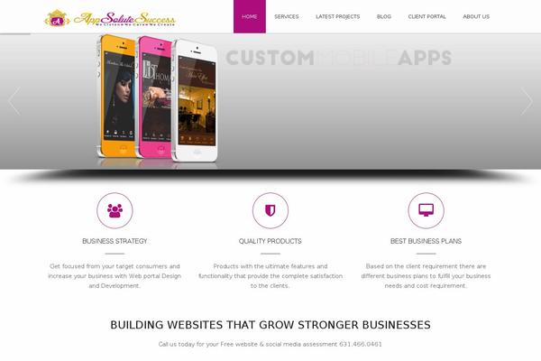 Invert-child theme site design template sample
