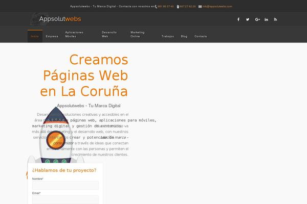 Agency Pro theme site design template sample