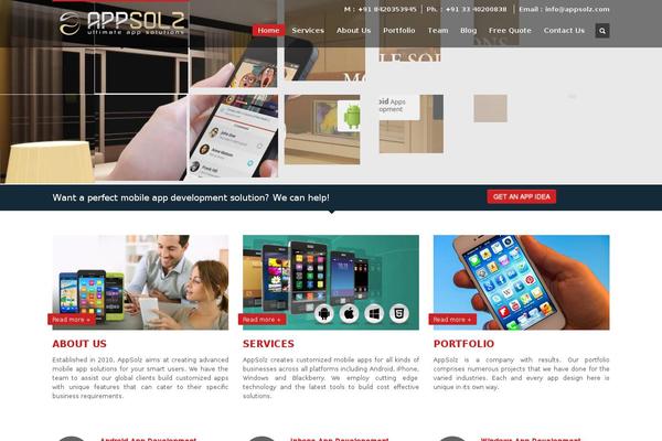 Site using Custom Scrollbar plugin