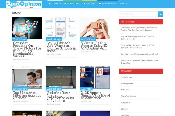 MagXP theme site design template sample